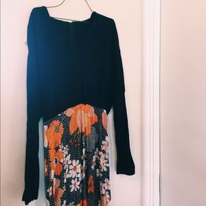 Vintage black and silk dress